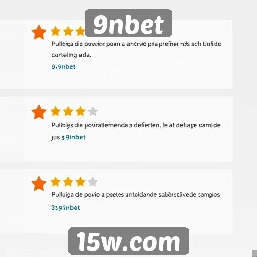 Avaliações de usuários destacam experiência no 9nbet